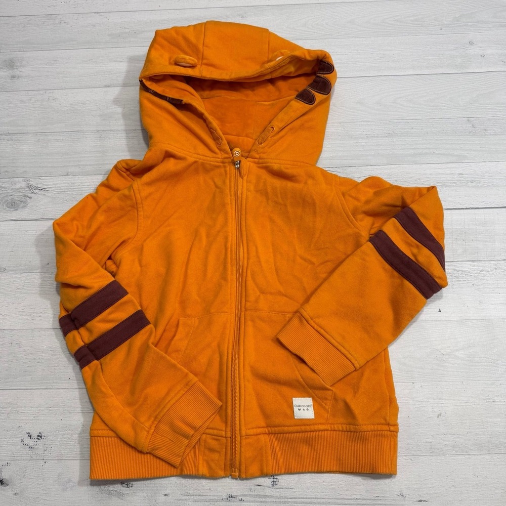 Cubcoats' Tomo The Tiger 2-in-1 hoodie orange size 9/10 years
